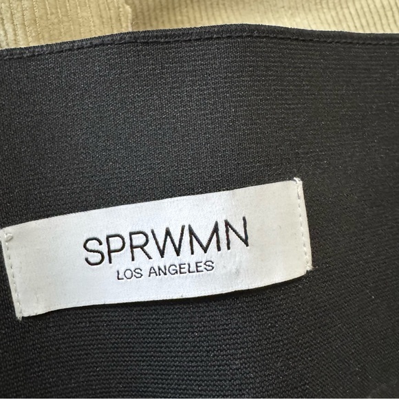 SPRWMN Corduroy Crop Flare Pull On Pant Small - Picture 8 of 14